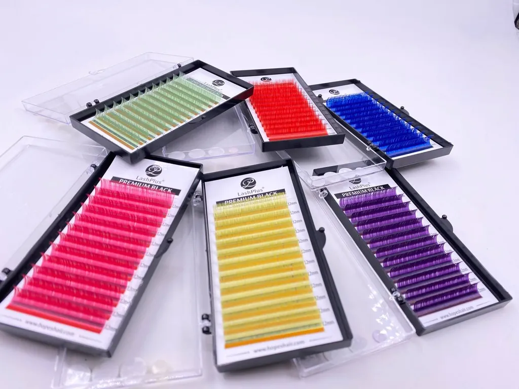 Wholesale colorful eyelash extensions